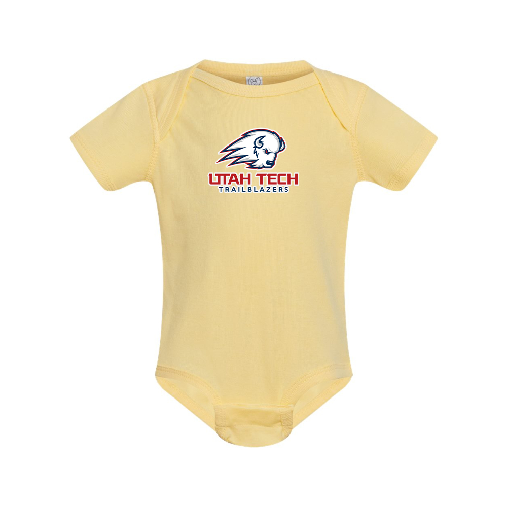 Utah Tech Trailblazers Rabbit Skins Infant Baby Rib Bodysuit